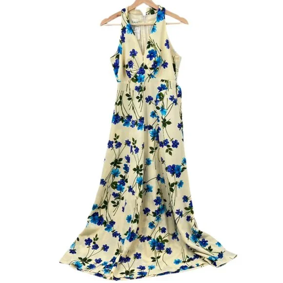 Vintage Nancy G Floral Maxi Dress - Picture 2 of 9